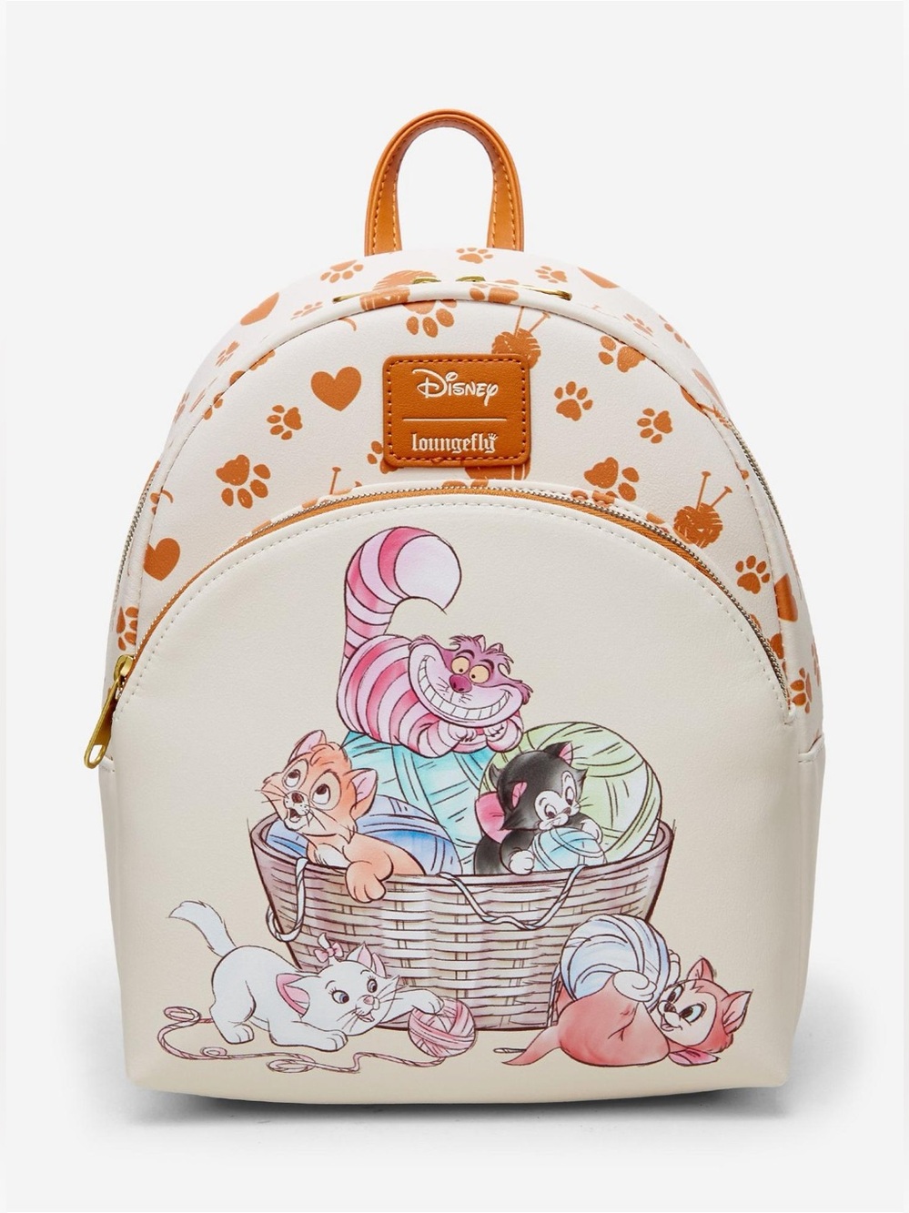 Loungefly Disney Cats yarn mini backpack The Aristocats Cheshire Cat girly kitty